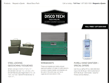 Tablet Screenshot of disco-tech.ca